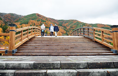 道の駅奈良井木曽の大橋