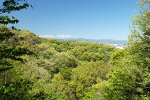 「西尾根」からの眺望