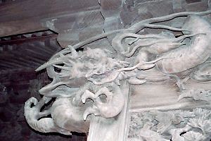 清水寺観音堂の彫刻