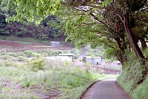 小野路の畑道 小野路の畑道