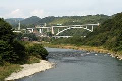 諏訪森下橋から見る小倉橋